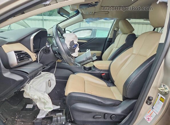 4S4BTANC4L3101257 2020 SUBARU OUTBACK Tan Widok wnętrza z przodu