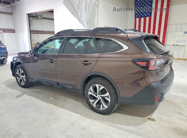 4S4BTANC4M3164778 2021 SUBARU OUTBACK Brown Rear left