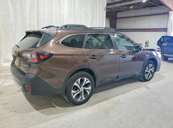 4S4BTANC4M3164778 2021 SUBARU OUTBACK Brown Rear right