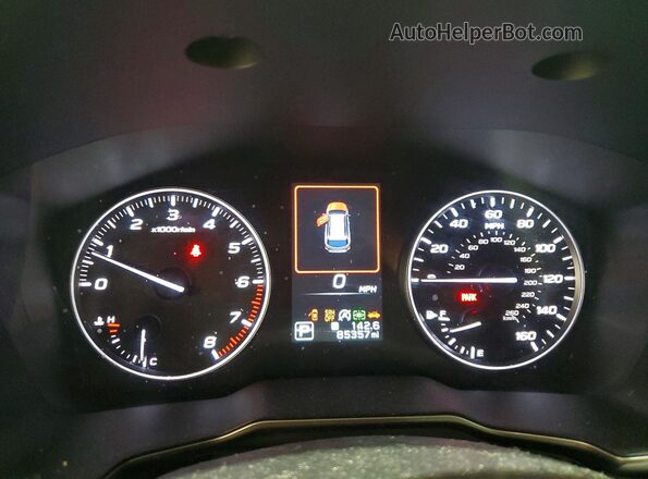 4S4BTANC4M3164778 2021 SUBARU OUTBACK Brown Instrument cluster view