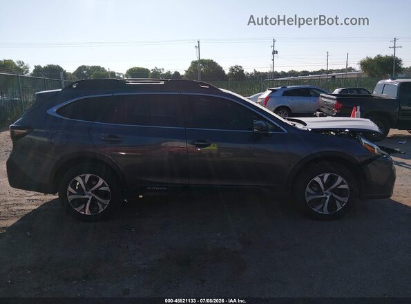 4S4BTANC4N3177855 2022 SUBARU OUTBACK Серый Вид задней части салона