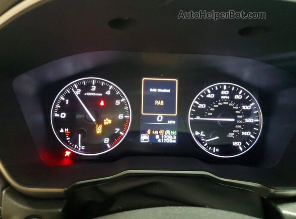 4S4BTANC4R3149446 2024 SUBARU OUTBACK Black Instrument cluster view