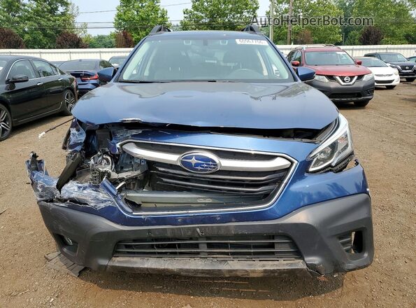 4S4BTANC5L3134090 2020 SUBARU OUTBACK Синий Вид спереди
