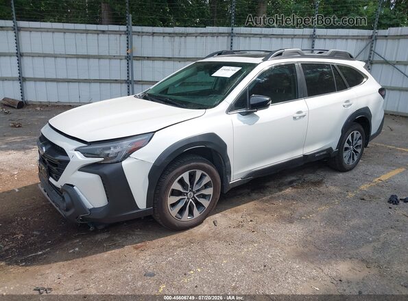 4S4BTANC5R3117850 2024 SUBARU OUTBACK White Առջևի ձախ երեք քառորդ տեսարան