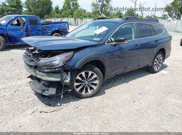 4S4BTANC5R3140030 2024 SUBARU OUTBACK Синий Передняя левая четверть