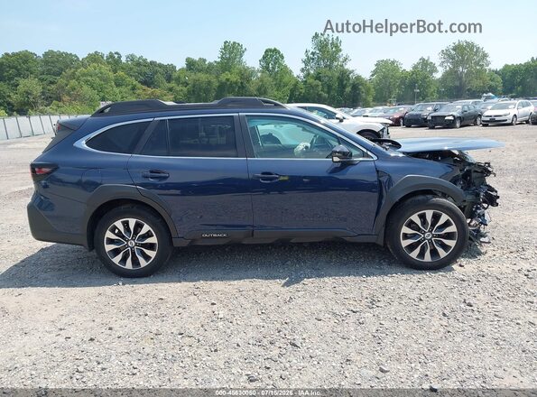 4S4BTANC5R3140030 2024 SUBARU OUTBACK Синий Вид задней части салона