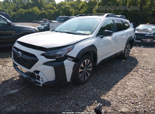 4S4BTANC5R3277422 2024 SUBARU OUTBACK White წინა მარცხენა ხედი სამი მეოთხედიდან