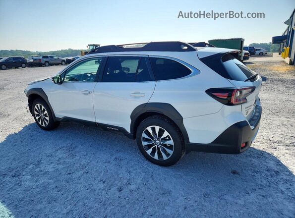4S4BTANC5S3228114 2025 SUBARU OUTBACK White Trasero izquierdo