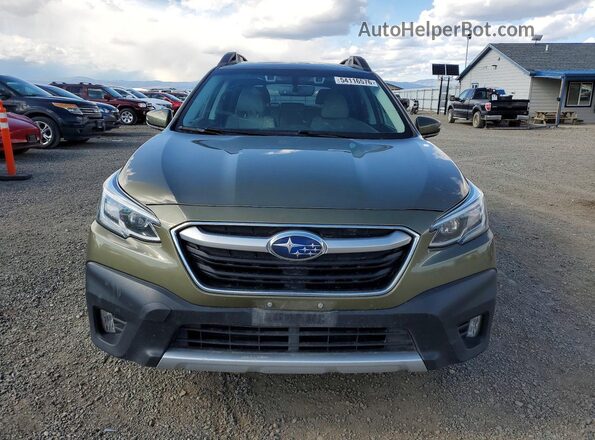 4S4BTANC6L3114396 2020 SUBARU OUTBACK Green Vista frontal
