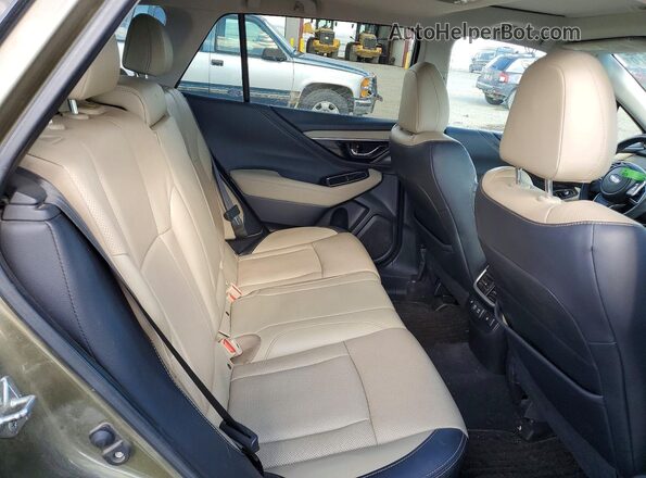 4S4BTANC6L3114396 2020 SUBARU OUTBACK Green Vista de los asientos traseros