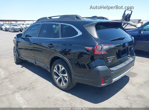 4S4BTANC6N3160183 2022 SUBARU OUTBACK Black Задня ліва чверть
