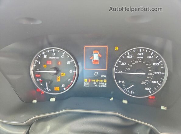 4S4BTANC6P3204931 2023 SUBARU OUTBACK Серебряный Вид щитка приборов