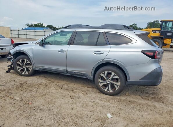 4S4BTANC7L3141414 2020 SUBARU OUTBACK Серебряный Задняя левая четверть