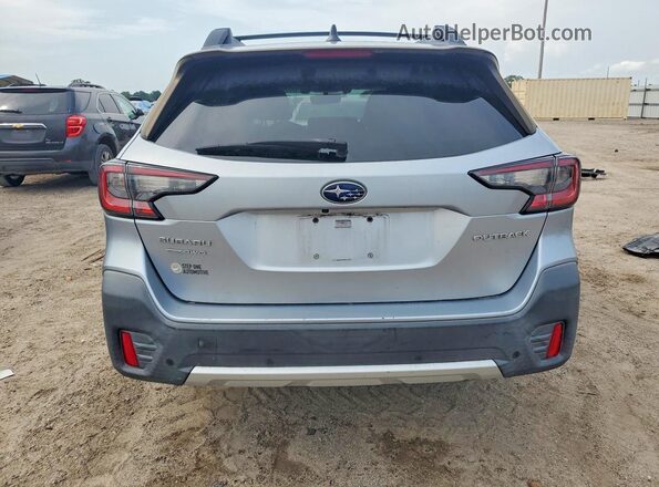 4S4BTANC7L3141414 2020 SUBARU OUTBACK Серебряный Вид сзади