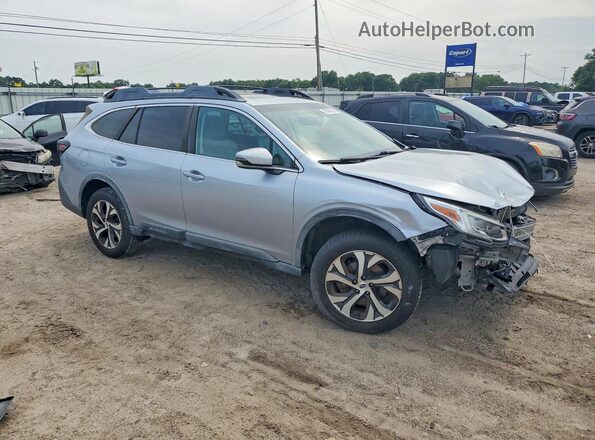 4S4BTANC7L3141414 2020 SUBARU OUTBACK Серебряный Передняя правая четверть