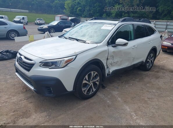 4S4BTANC7L3250844 2020 SUBARU OUTBACK Белый Передняя левая четверть