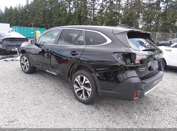 4S4BTANC7M3224004 2021 SUBARU OUTBACK Black Задня ліва чверть