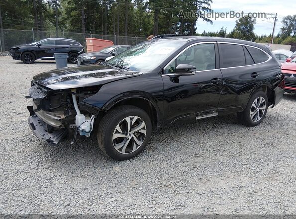 4S4BTANC7M3224004 2021 SUBARU OUTBACK Black Передня ліва чверть