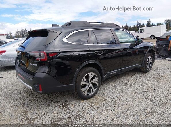 4S4BTANC7M3224004 2021 SUBARU OUTBACK Black Задня права чверть