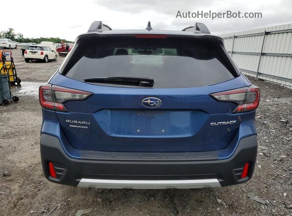 4S4BTANC7N3171418 2022 SUBARU OUTBACK Blue Rear view