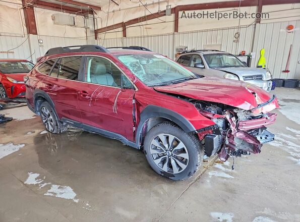 4S4BTANC7S3201271 2025 SUBARU OUTBACK Maroon წინა მარჯვენა