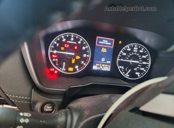 4S4BTANC7S3201271 2025 SUBARU OUTBACK Maroon ხელსაწყოთა პანელის ხედი