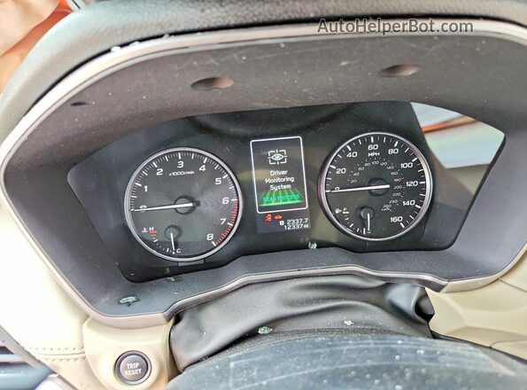 4S4BTANC7S3258795 2025 SUBARU OUTBACK White Vista del cuadro de instrumentos
