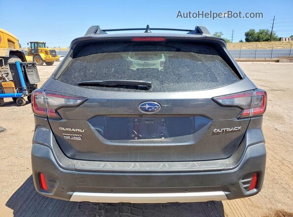 4S4BTANC8L3256524 2020 SUBARU OUTBACK Charcoal Vista trasera