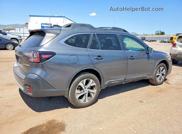 4S4BTANC8L3256524 2020 SUBARU OUTBACK Charcoal Trasero derecho