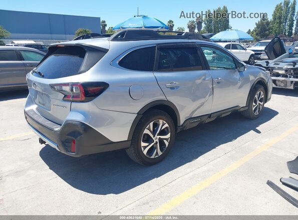 4S4BTANC8M3138703 2021 SUBARU OUTBACK Silver Задня права чверть