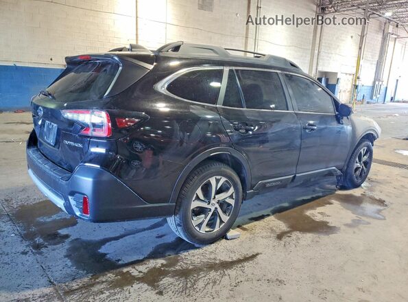 4S4BTANC8M3229891 2021 SUBARU OUTBACK Black Tył prawy
