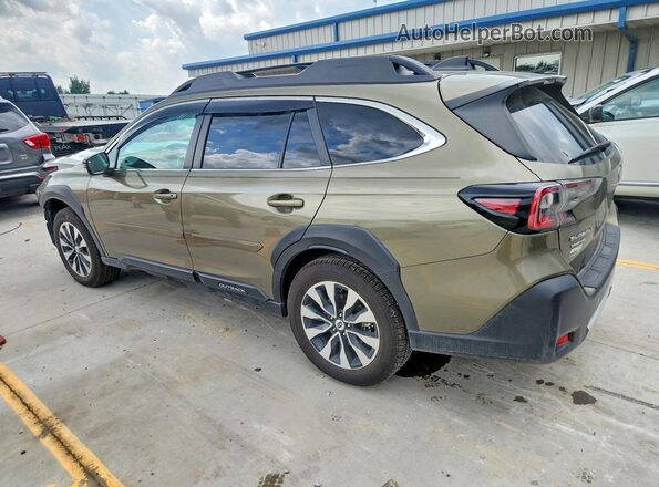 4S4BTANC8R3198567 2024 SUBARU OUTBACK Green Задня ліва чверть