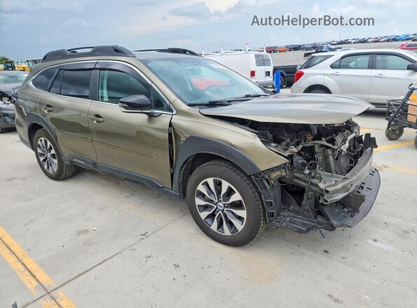 4S4BTANC8R3198567 2024 SUBARU OUTBACK Green Передня права чверть