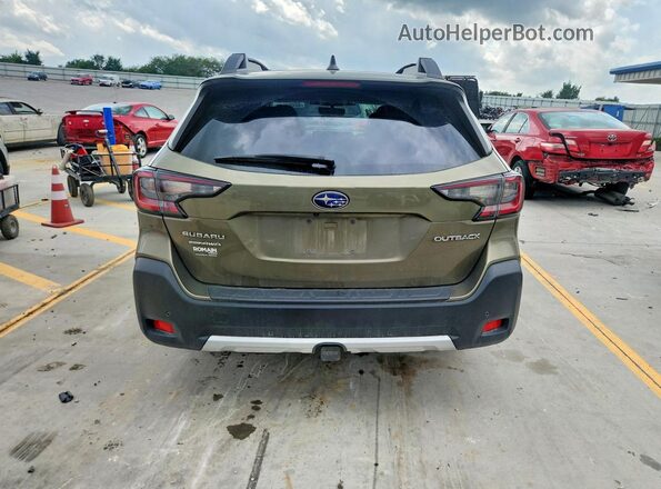 4S4BTANC8R3198567 2024 SUBARU OUTBACK Green Вид ззаду