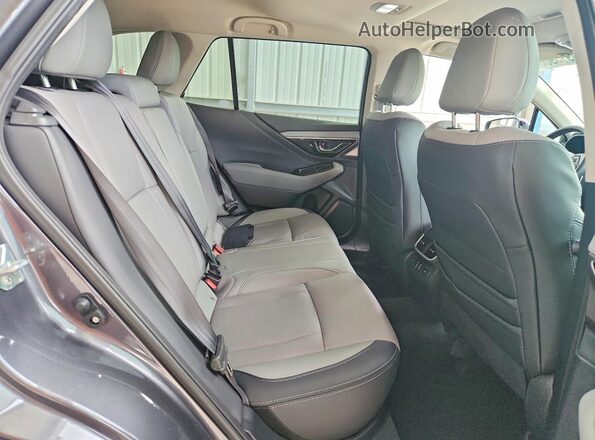 4S4BTANC8R3257388 2024 SUBARU OUTBACK Charcoal Вид задньої частини салону