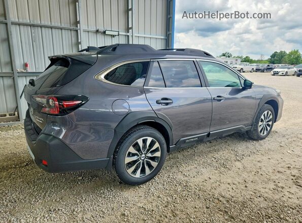 4S4BTANC8R3257388 2024 SUBARU OUTBACK Charcoal Задня права чверть