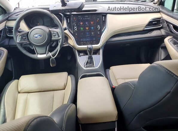 4S4BTANC9L3247539 2020 SUBARU OUTBACK Cream წინა პანელის ხედი