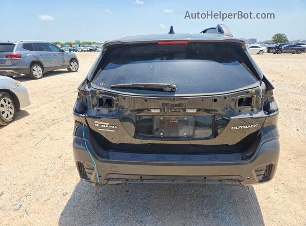 4S4BTANC9M3221136 2021 SUBARU OUTBACK Black უკანა ხედი
