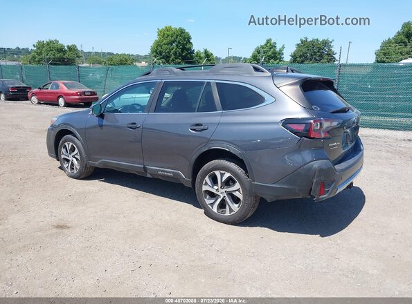 4S4BTANC9M3222562 2021 SUBARU OUTBACK Gray უკანა მარცხენა
