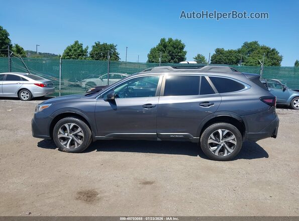 4S4BTANC9M3222562 2021 SUBARU OUTBACK Gray სალონის 360-გრადუსიანი ხედი