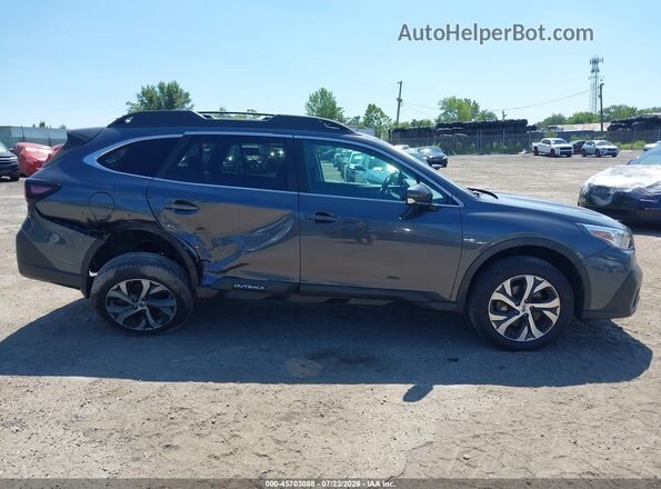 4S4BTANC9M3222562 2021 SUBARU OUTBACK Gray უკანა სალონის ხედი