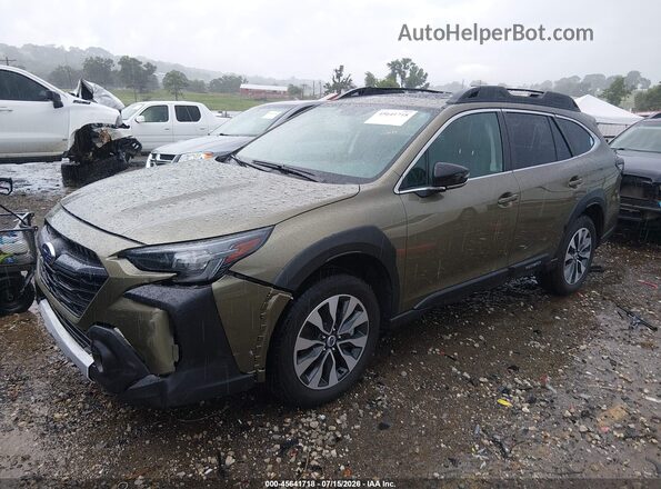 4S4BTANC9S3118909 2025 SUBARU OUTBACK Зеленый Передняя левая четверть