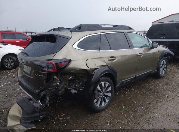4S4BTANC9S3118909 2025 SUBARU OUTBACK Зеленый Задняя правая четверть