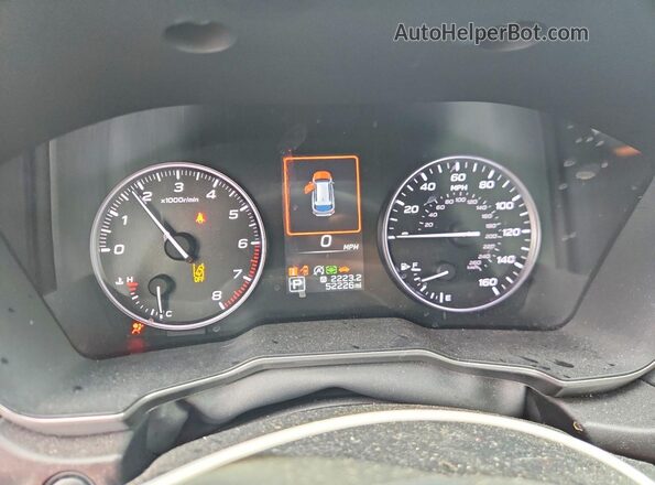 4S4BTANCXL3142217 2020 SUBARU OUTBACK Белый Вид щитка приборов