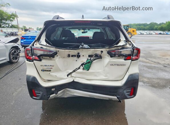 4S4BTANCXL3142217 2020 SUBARU OUTBACK Белый Вид сзади
