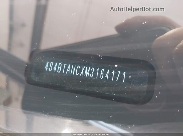 4S4BTANCXM3164171 2021 SUBARU OUTBACK Silver ძრავის განყოფილების ხედი