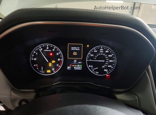 4S4BTANCXM3184131 2021 SUBARU OUTBACK Silver Instrument cluster view