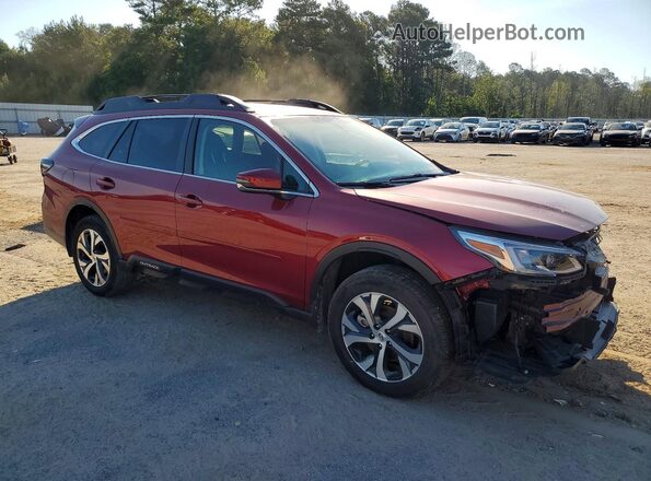 4S4BTANCXN3129129 2022 SUBARU OUTBACK Burgundy Przód prawy