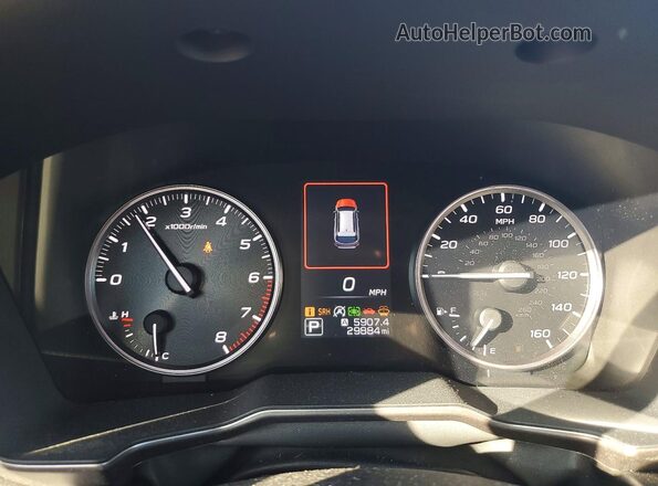 4S4BTANCXN3129129 2022 SUBARU OUTBACK Burgundy Widok zestawu wskaźników