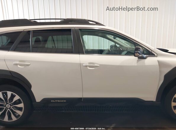 4S4BTANCXP3165776 2023 SUBARU OUTBACK White Widok wnętrza 360 stopni